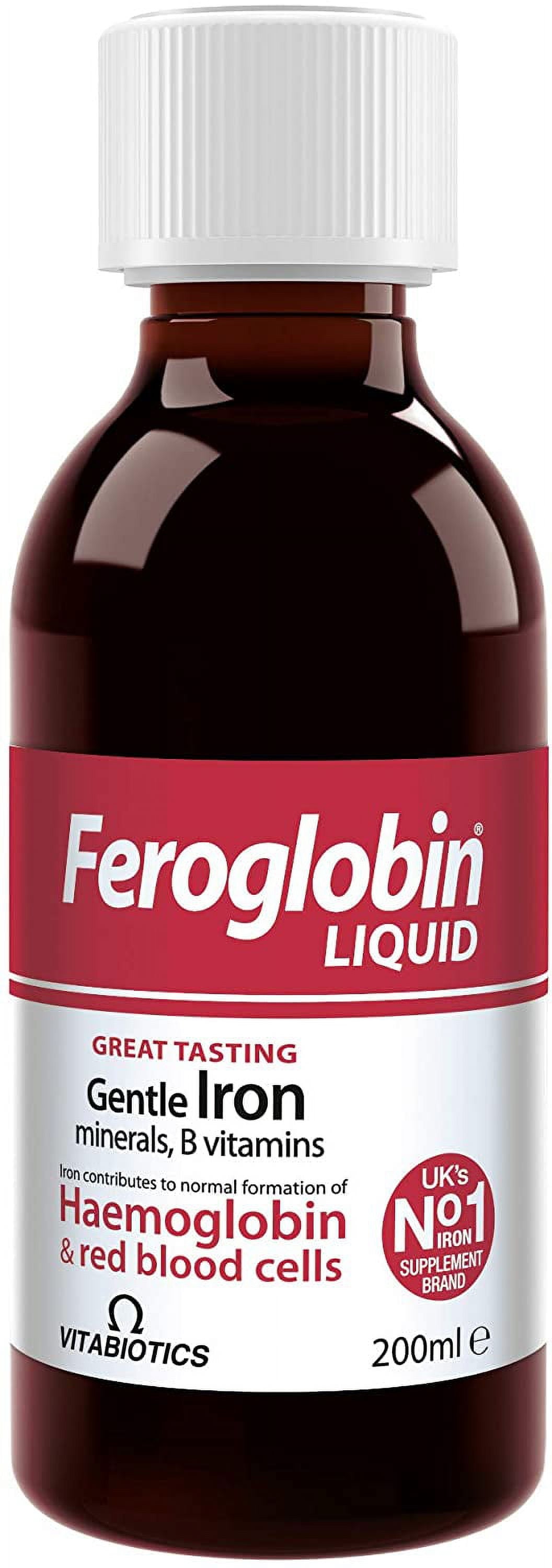 Feroglobin Vitabiotics -B12 Iron Supplement Liquid 200mL