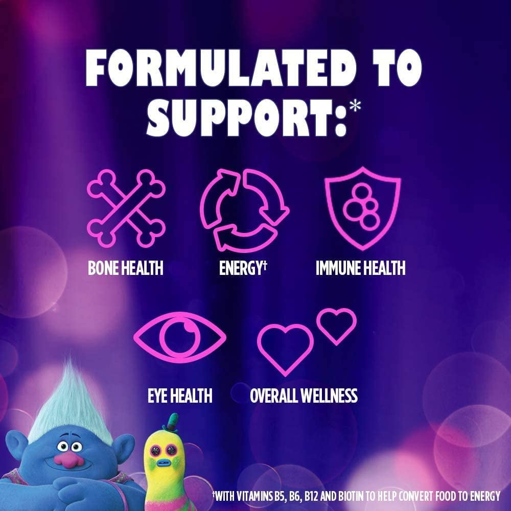 One A Day KIDS TROLLS GUMMIES 180 ct (Pack of 2)