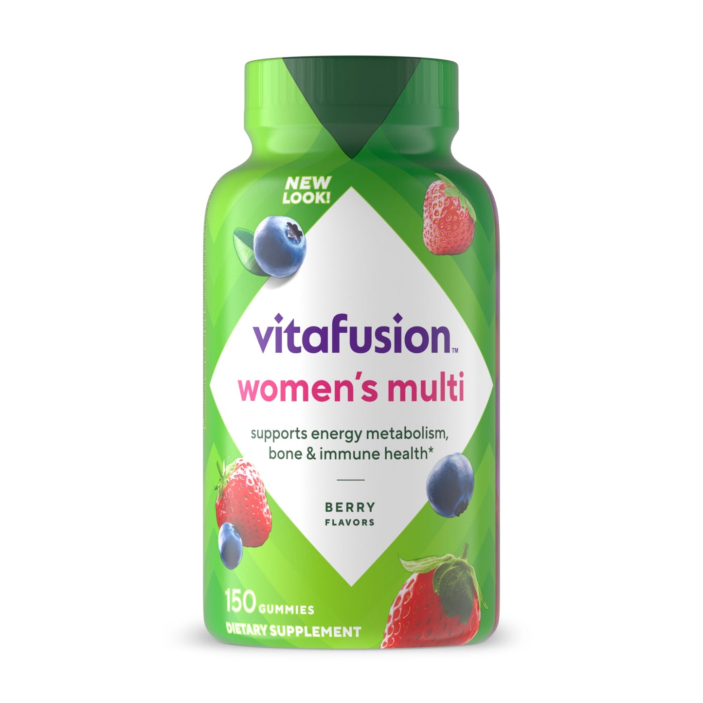 vitafusion Womens Multivitamin Gummies, Daily Vitamins for Women, Berry Flavored, 150 Count