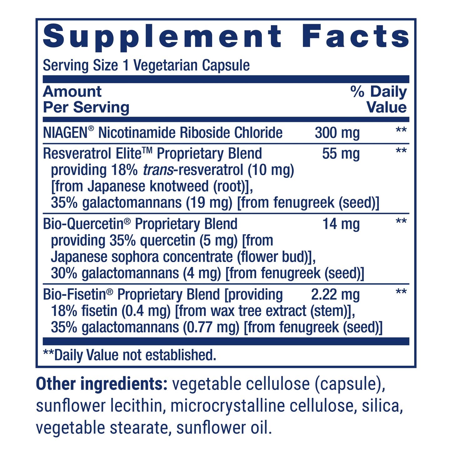 Life Extension NAD+ Cell Regenerator and Resveratrol Elite, nicotinamide riboside, NR, trans-resveratrol, quercetin, fisetin, vegetarian, non-GMO, gluten free, 30 capsules