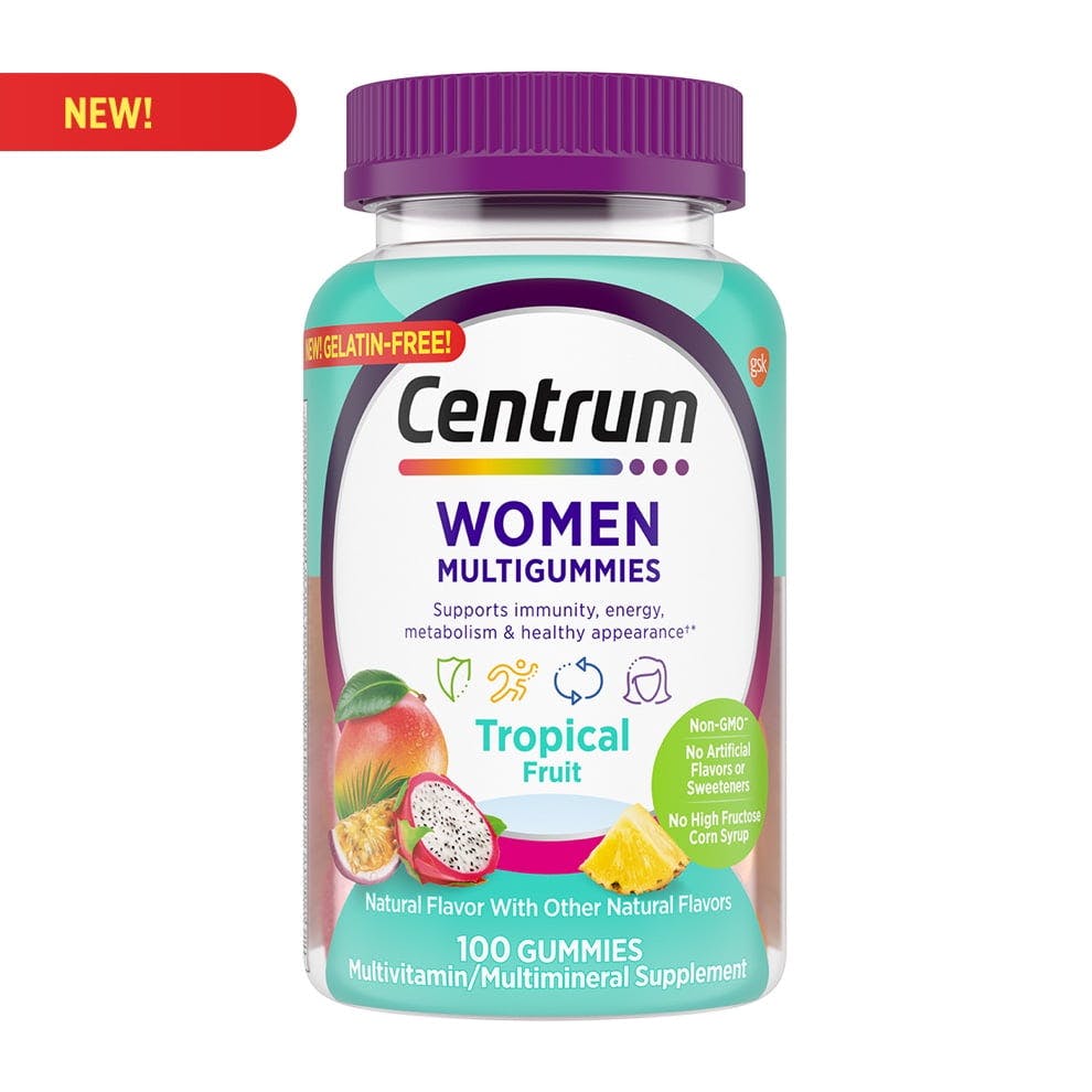 Centrum Women MultiGummies in Tropical Fruit Flavors