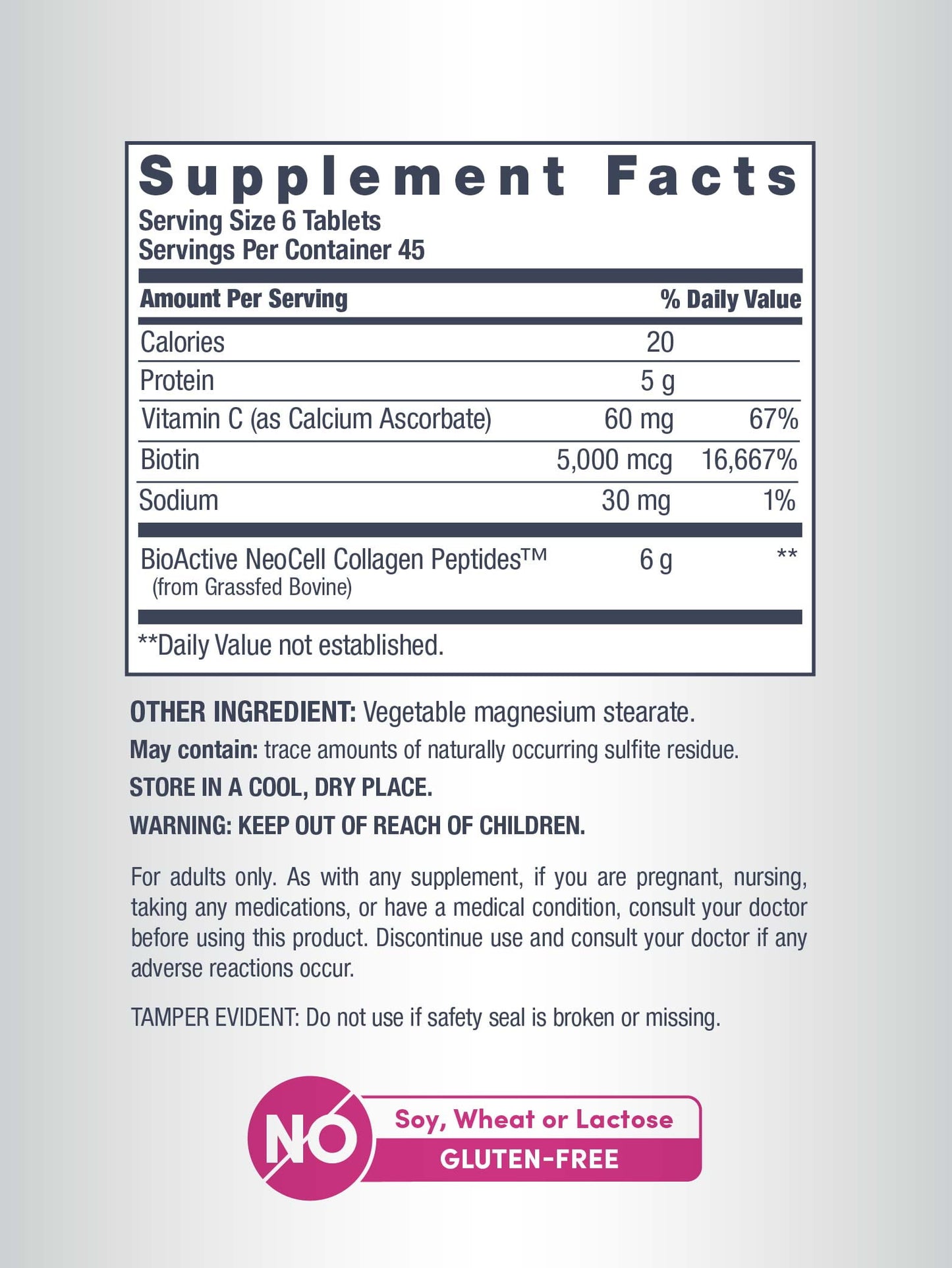 NeoCell Super Collagen + Vitamin C & Biotin Beauty Pills for Hair, Skin, Nail Support, 270 Tablets