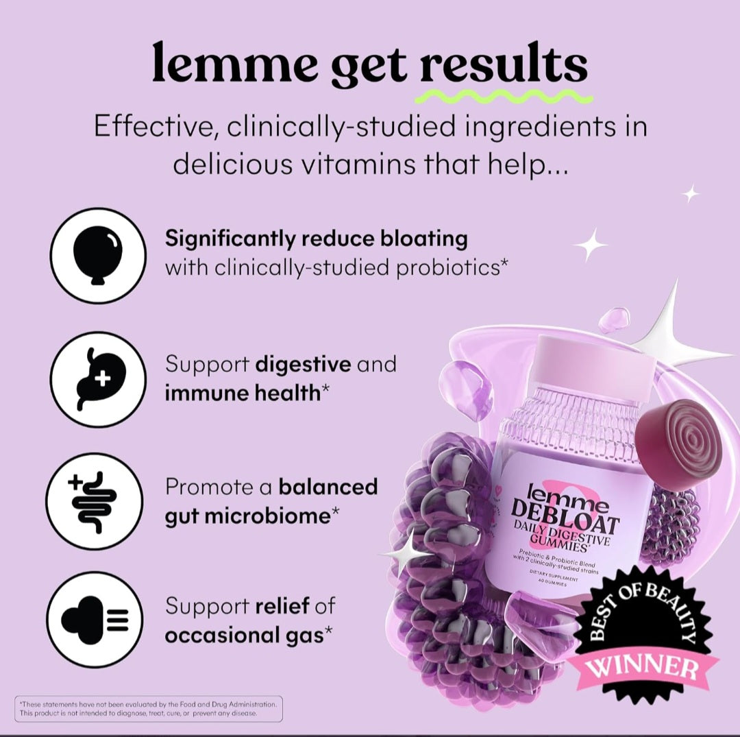Lemme Debloat - 60 gummies