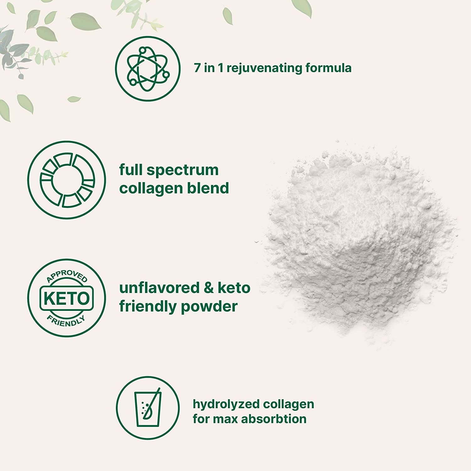 Micro Ingredients Multi Collagen Protein Powder, 2lb | Type I,II,III,V,X with Biotin, Hyaluronic Acid, Vitamin C - Unflavored Collagen Peptides