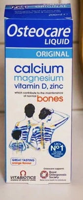 Vitabiotics Osteocare Liquid Calcium Magnesium Zinc Vitamin D3 200ml