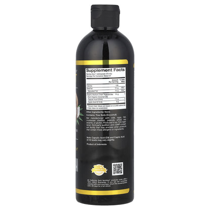 California Gold Nutrition Sport, Organic MCT Oil, Unflavored, 12 fl oz (355 ml)