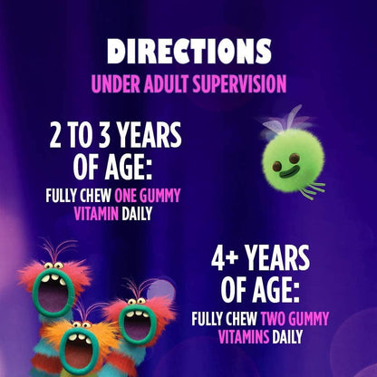 One A Day KIDS TROLLS GUMMIES 180 ct (Pack of 2)