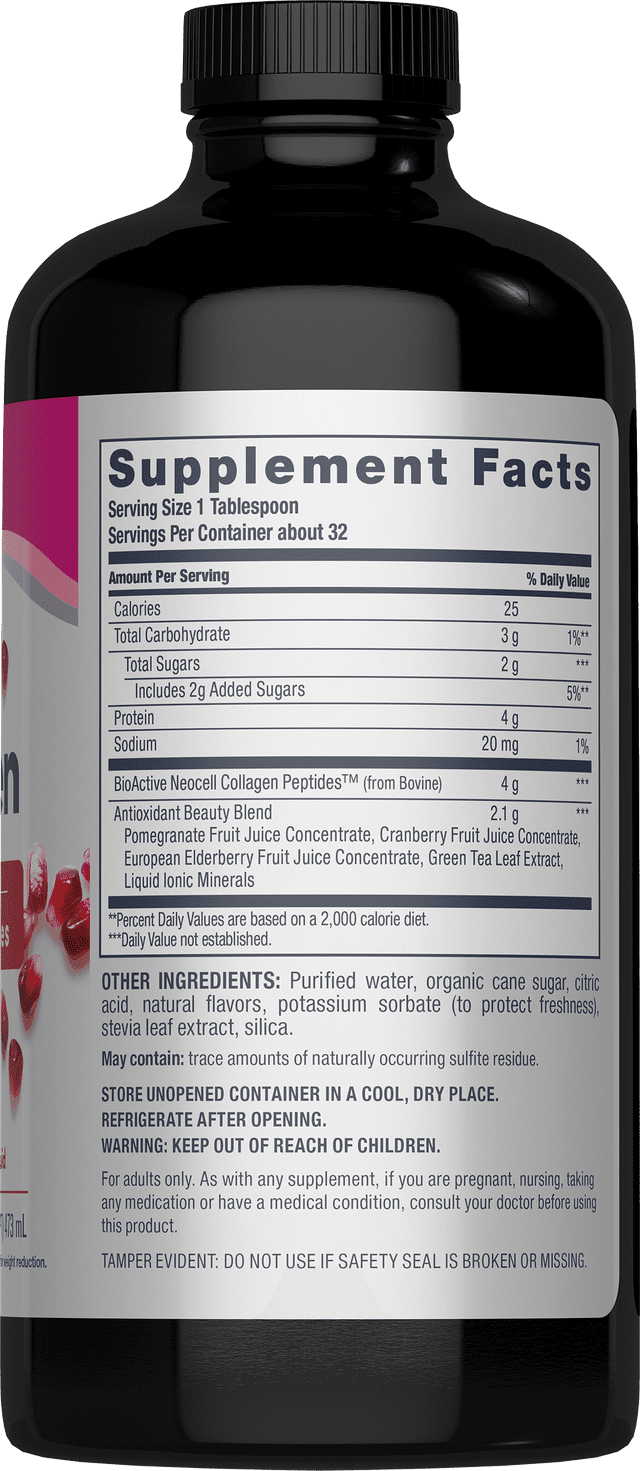 NeoCell Liquid Collagen - Pomegranate, 16 oz., 1 Bottle