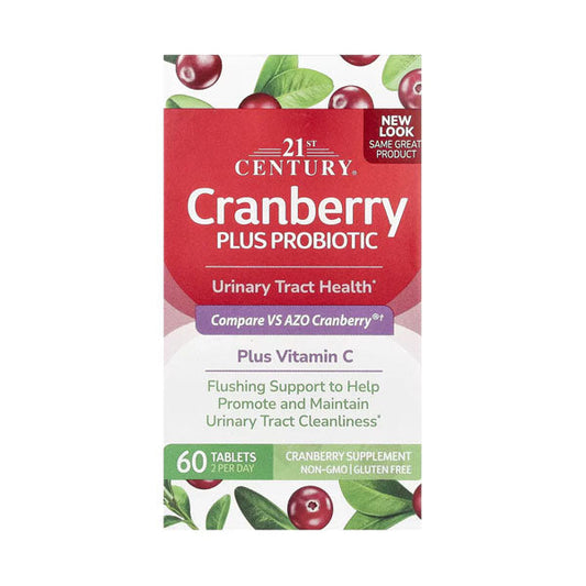 21st Century Cranberry Plus Probiotic 60 Tablets