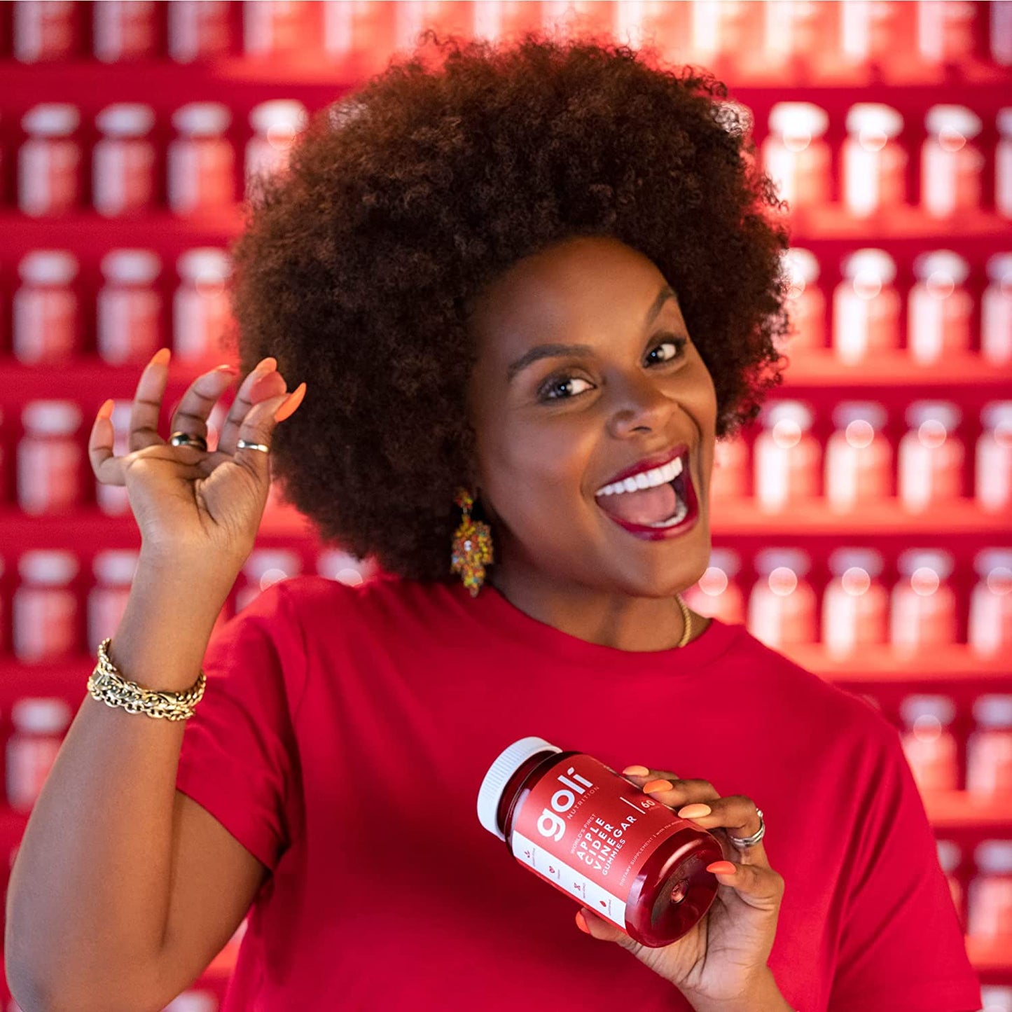 Goli Nutrition Apple Cider Vinegar Gummies, Support Cellular Energy Production and Healthy Immune Function, 60 Pieces