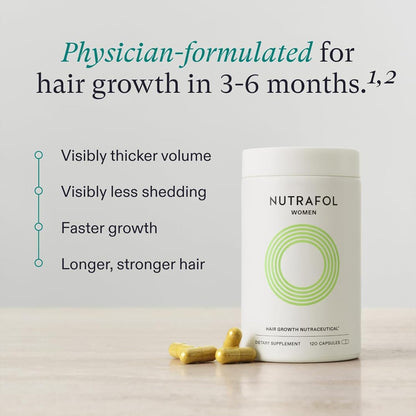 Nutrafol for Women Hair Growth Nutraceutical 120 caps