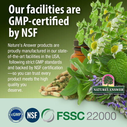 Nature’s Answer Horsetail Extract 2,000 mg, Alcohol-Free, Herbal Supplement, 1 fl oz