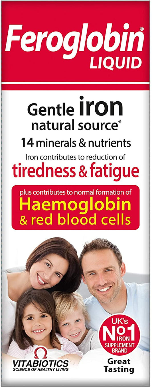 Feroglobin Vitabiotics -B12 Iron Supplement Liquid 200mL