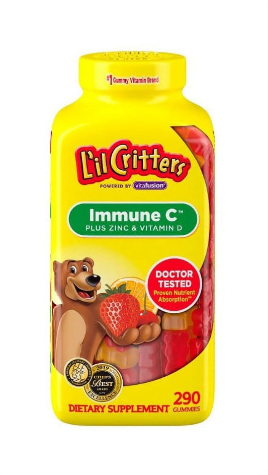 Lil Critters Immune C Plus Zinc 290 CT