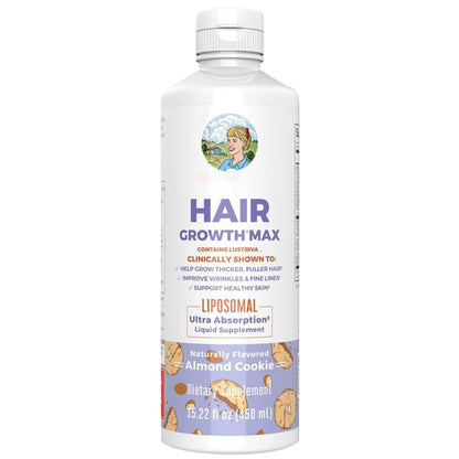 Maryruth's Biotin Hair Growth – 450Ml Max Liposomal Formula With 10,000Mcg Biotin & Pumpkin Seed Oil – Supports Thicker, Fuller Hair & Healthy Scalp