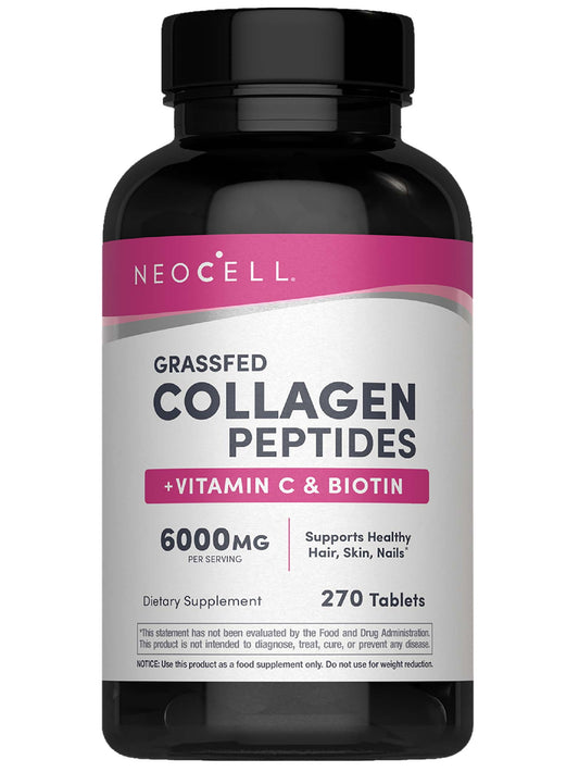 NeoCell Super Collagen + Vitamin C & Biotin Beauty Pills for Hair, Skin, Nail Support, 270 Tablets