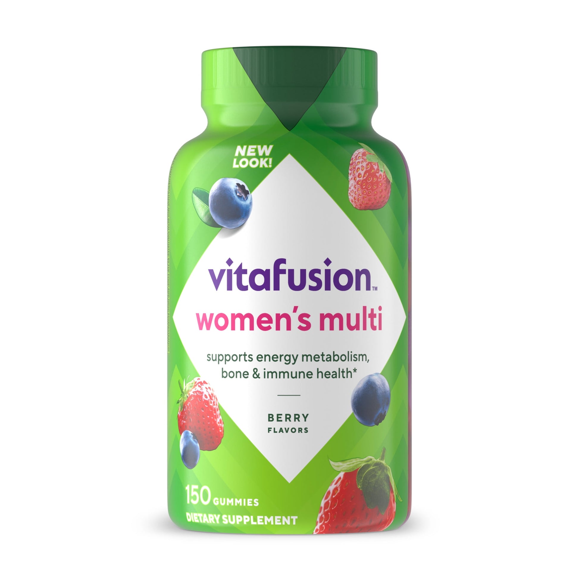 vitafusion Womens Multivitamin Gummies, Daily Vitamins for Women, Berry Flavored, 150 Count