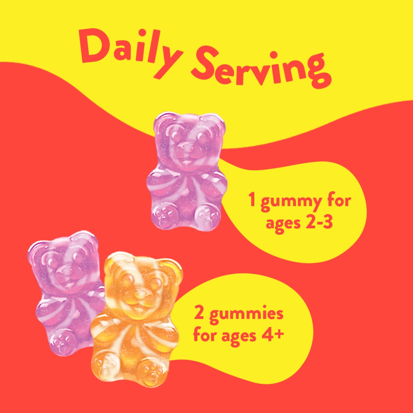 L’il Critters Calcium + D3 Daily Gummy Supplement for Kids, for Bone Support, Orange, Strawberry and Cherry Flavors, 150 Gummies