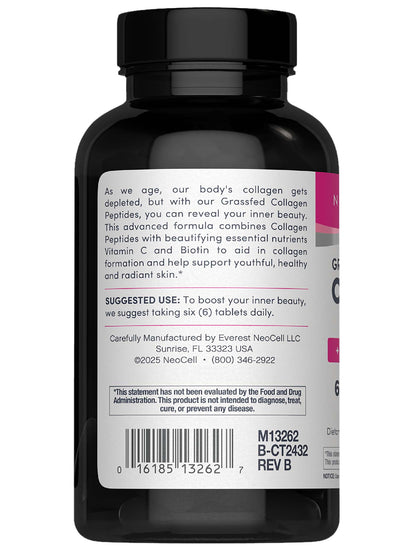 NeoCell Super Collagen + Vitamin C & Biotin Beauty Pills for Hair, Skin, Nail Support, 270 Tablets