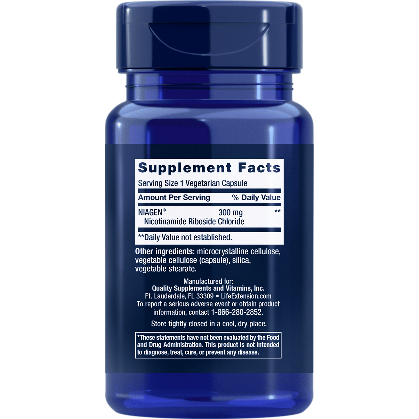 Life Extension NAD+ Cell Regenerator™* Nicotinamide Riboside 300 mg, 30 vegetarian capsules