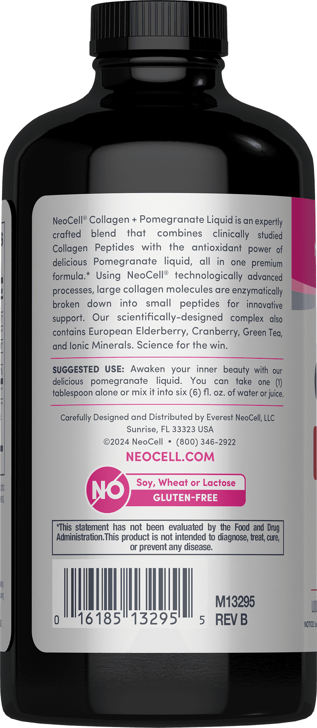 NeoCell Liquid Collagen - Pomegranate, 16 oz., 1 Bottle
