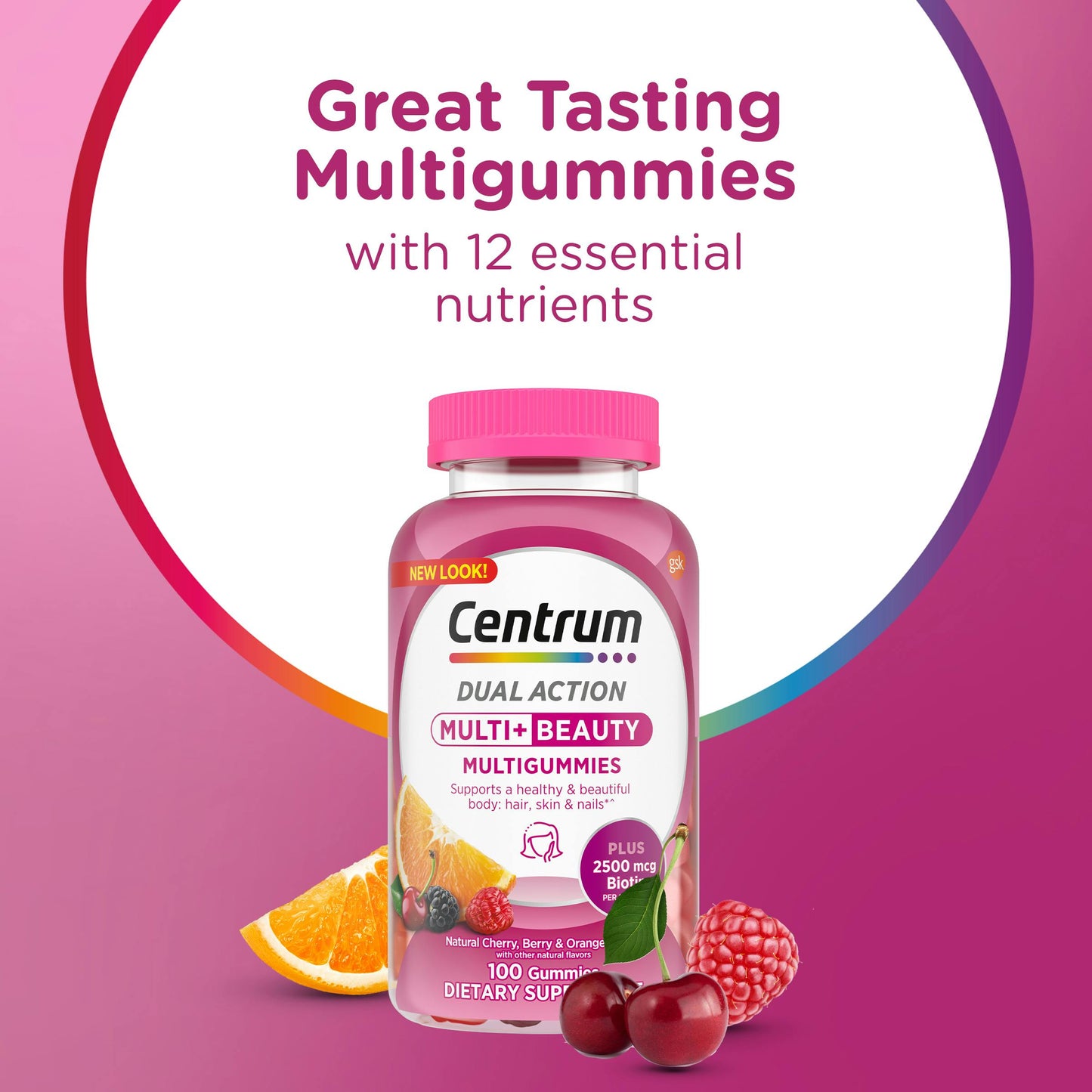 Centrum MultiGummies Multi + Beauty