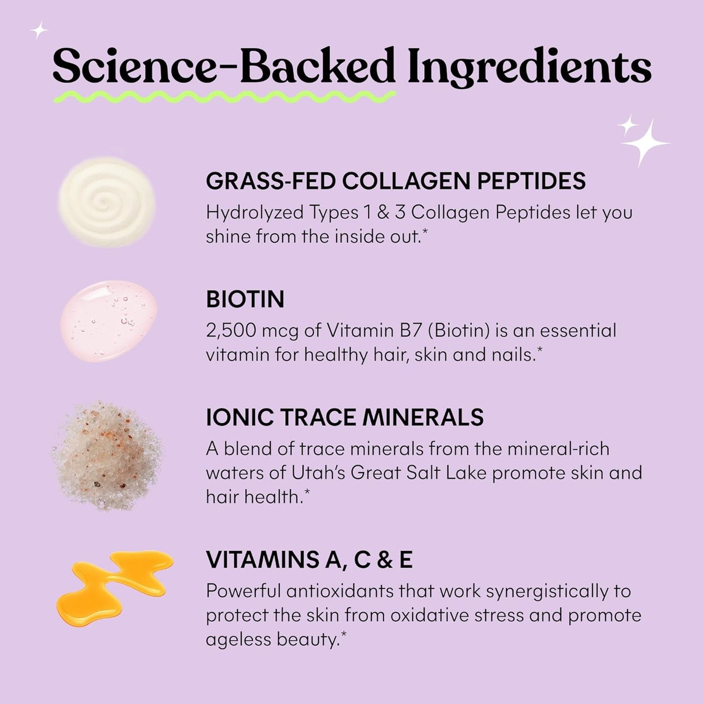 Lemme Glow Collagen Gummies for Thick Hair, Strong Nails & Healthy Skin with Multi-Collagen Peptides, Biotin, Trace Minerals, Zinc, Vitamins A, C & E, Dairy & Gluten Free, Peach Flavor, 60 Count