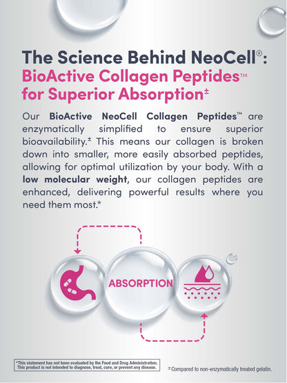 NeoCell Super Collagen + Vitamin C & Biotin Beauty Pills for Hair, Skin, Nail Support, 270 Tablets
