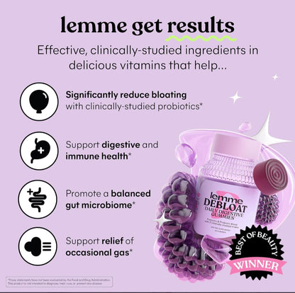 Lemme Debloat - 60 gummies