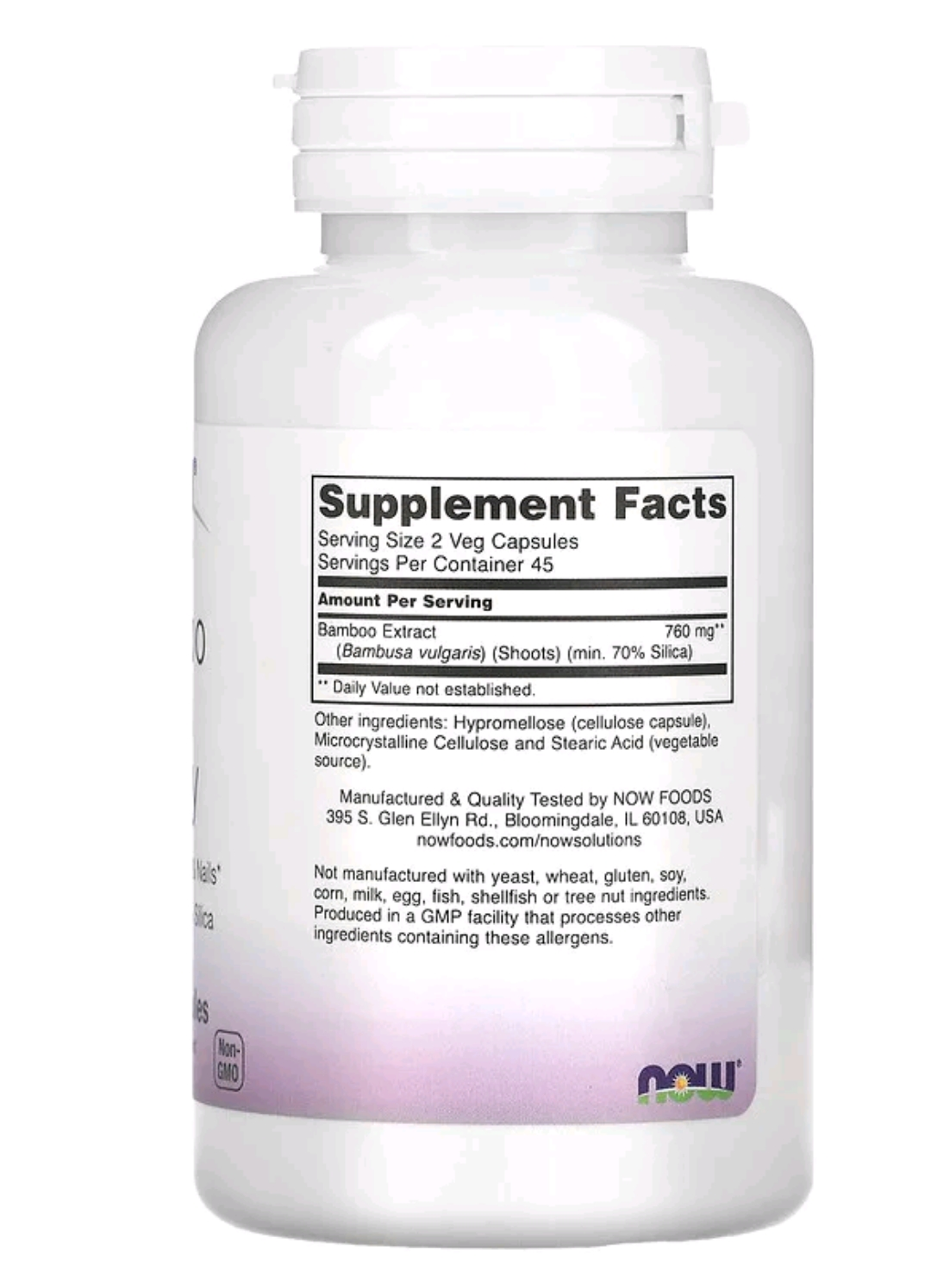 Bamboo Silica Beauty Veg Capsules