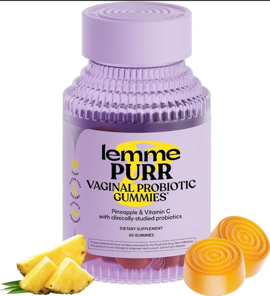 Lemme Purr Vaginal Probiotics for Women 60 gummies