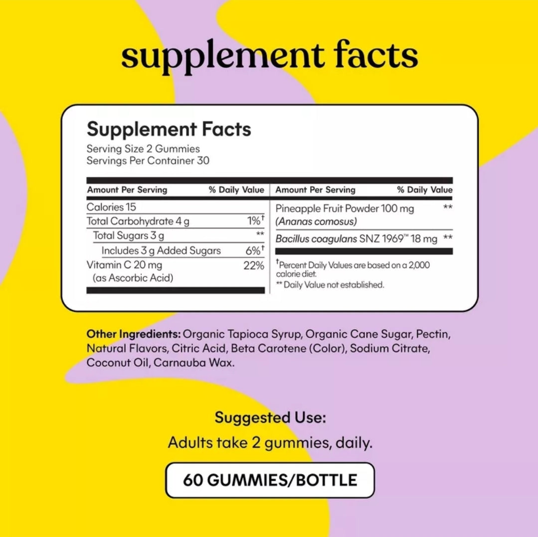 Lemme Purr Vaginal Probiotics for Women 60 gummies