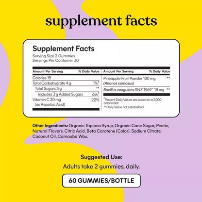 Lemme Purr Vaginal Probiotics for Women 60 gummies